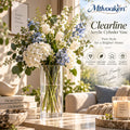 Mtlvoaken™ Clearline Acrylic Cylinder Vase — Classic Straight-Sided Shatter-Resistant Floral Display