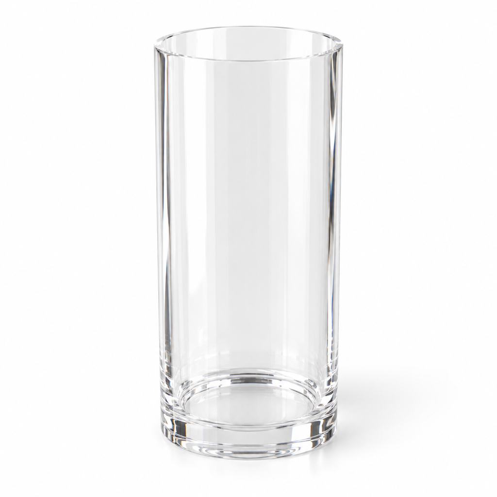 Mtlvoaken™ Clearline Acrylic Cylinder Vase — Classic Straight-Sided Shatter-Resistant Floral Display